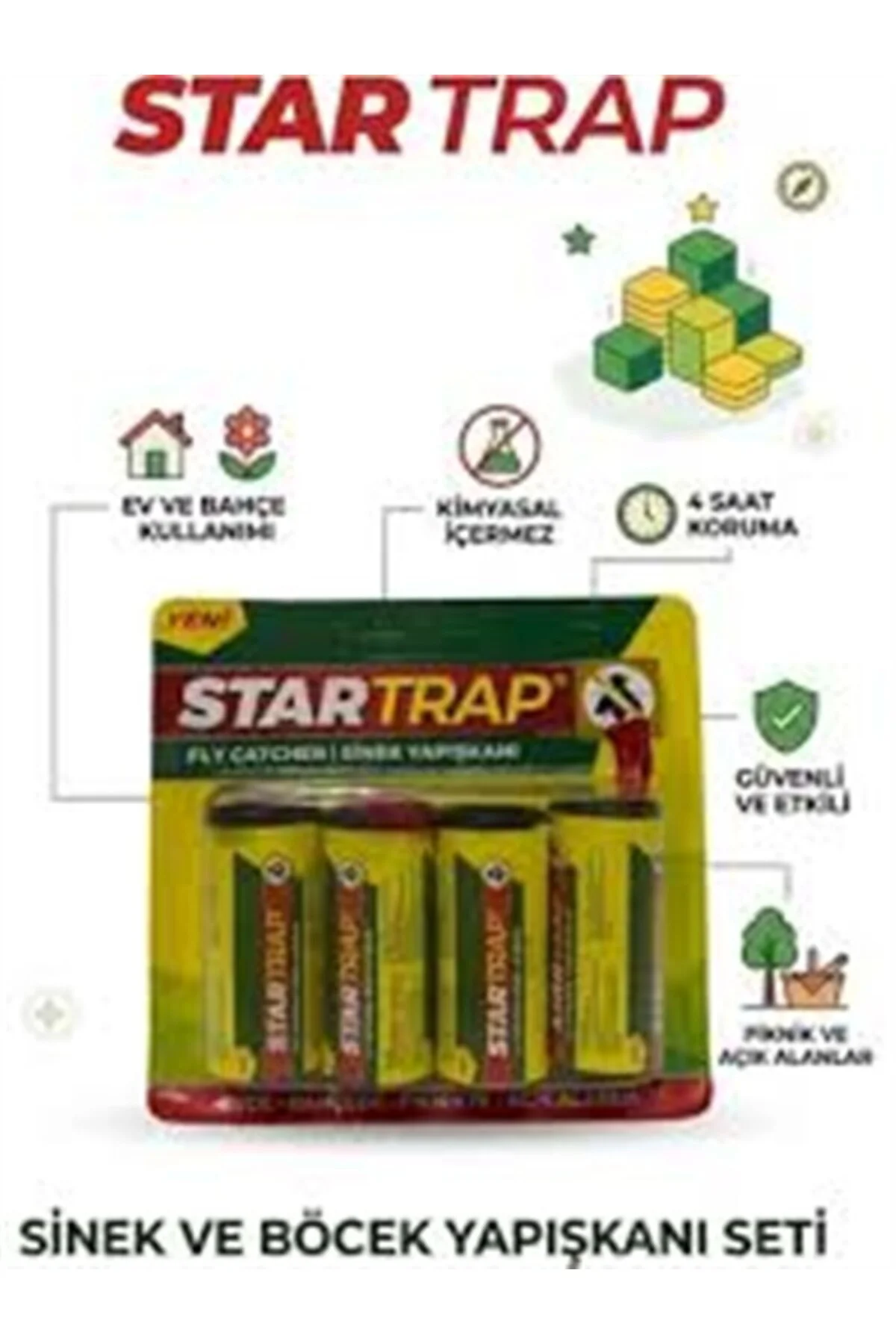 Sinek Yapışkanı 4 Kapsül X 2 Adet