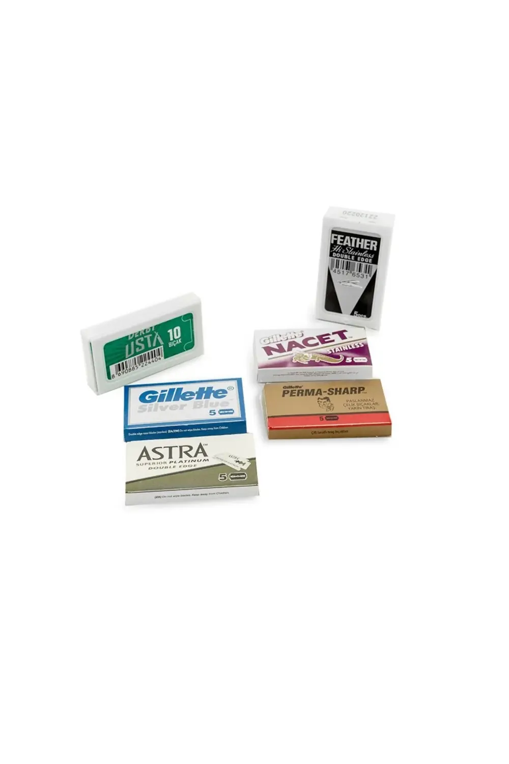 Sinekkaydı Elit Paket Yaprak Jilet Takımı Seti, Manuel Tıraşta En