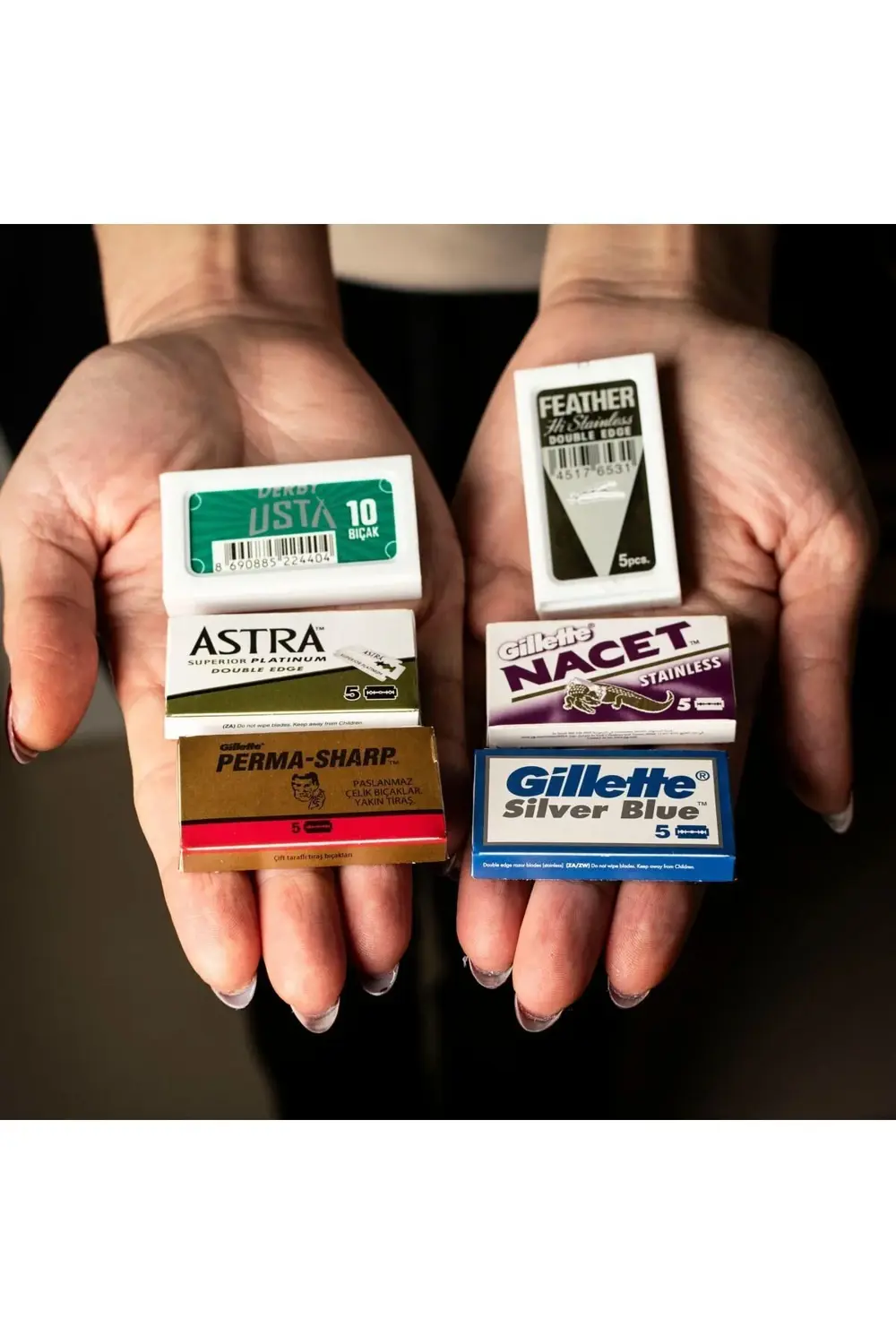 Sinekkaydı Elit Paket Yaprak Jilet Takımı Seti, Manuel Tıraşta En