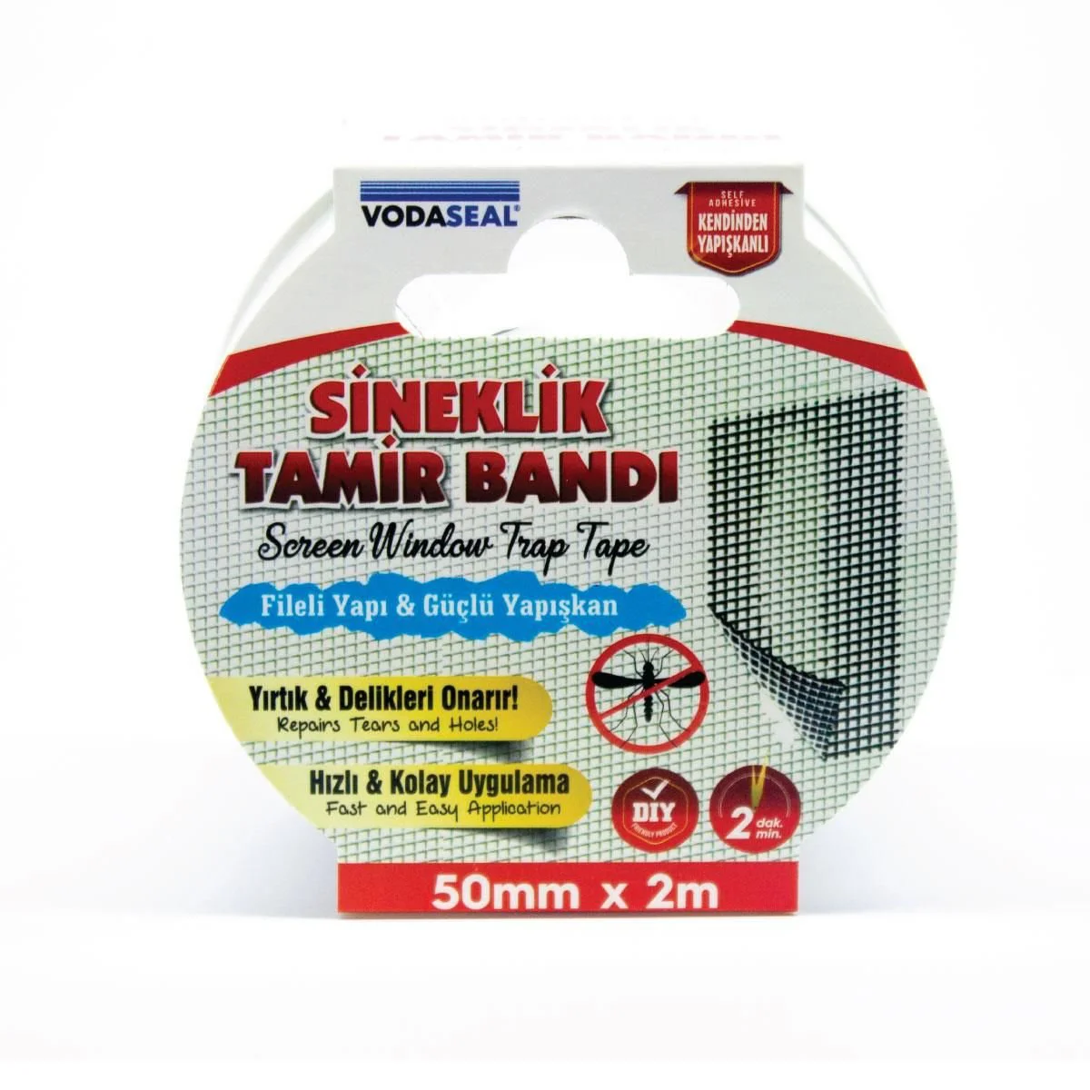 Sineklik Tamir Bandı 50 mm 2 Metre - Kolay Uygulama, Dayanıklı Sineklik Onarım Bandı Fiyatı, Yorumları ve Özellikleri