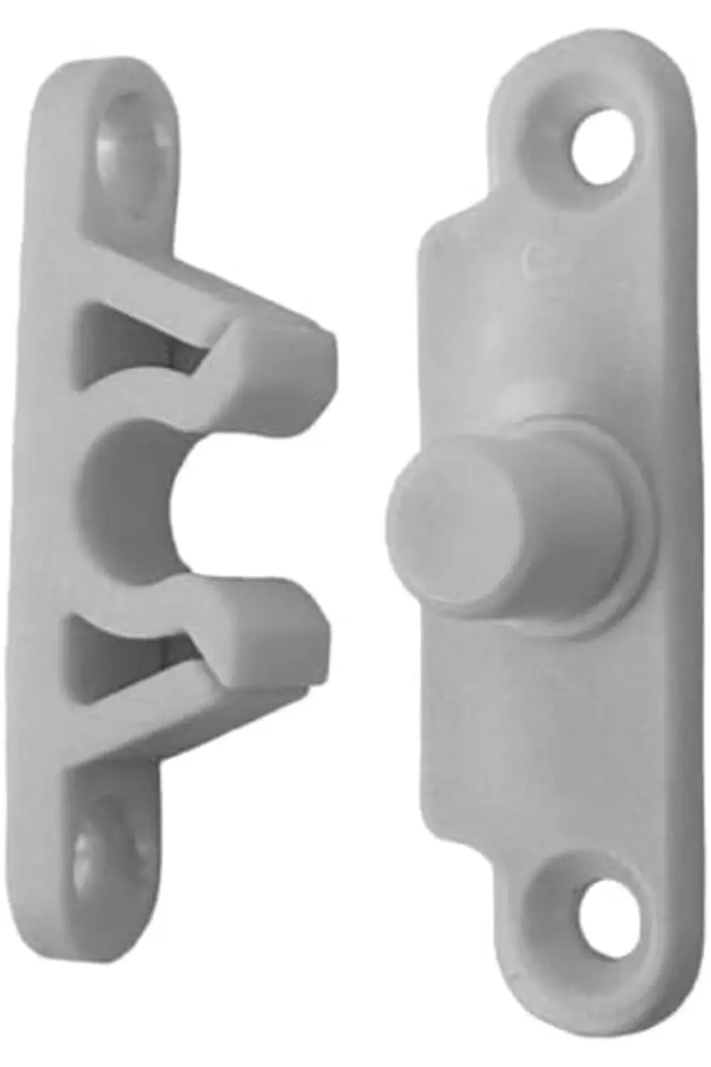 Sineklik ve Dolap Kapakları için Çıt Çıtlı Tutucu Kilit 4lü Beyaz