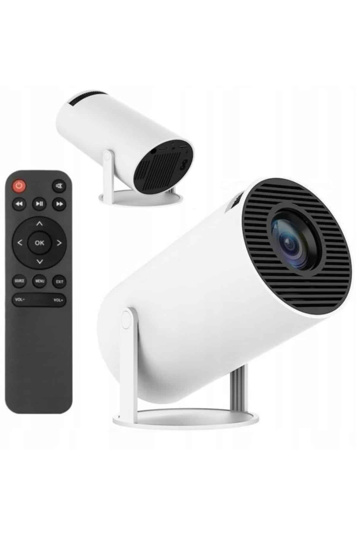 Sinema Projektörü Android HDMI USB WİFİ Ses Çıkışlı Ayaklı Projek