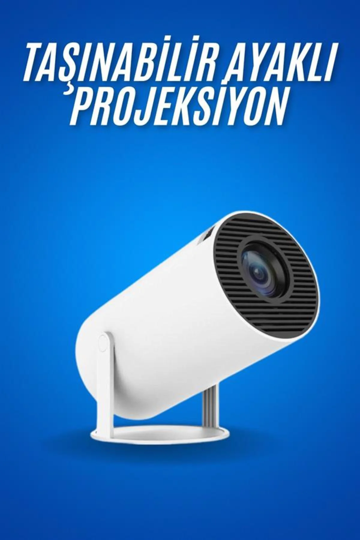 Sinema Projektörü Android HDMI USB WİFİ Ses Çıkışlı Ayaklı Projek