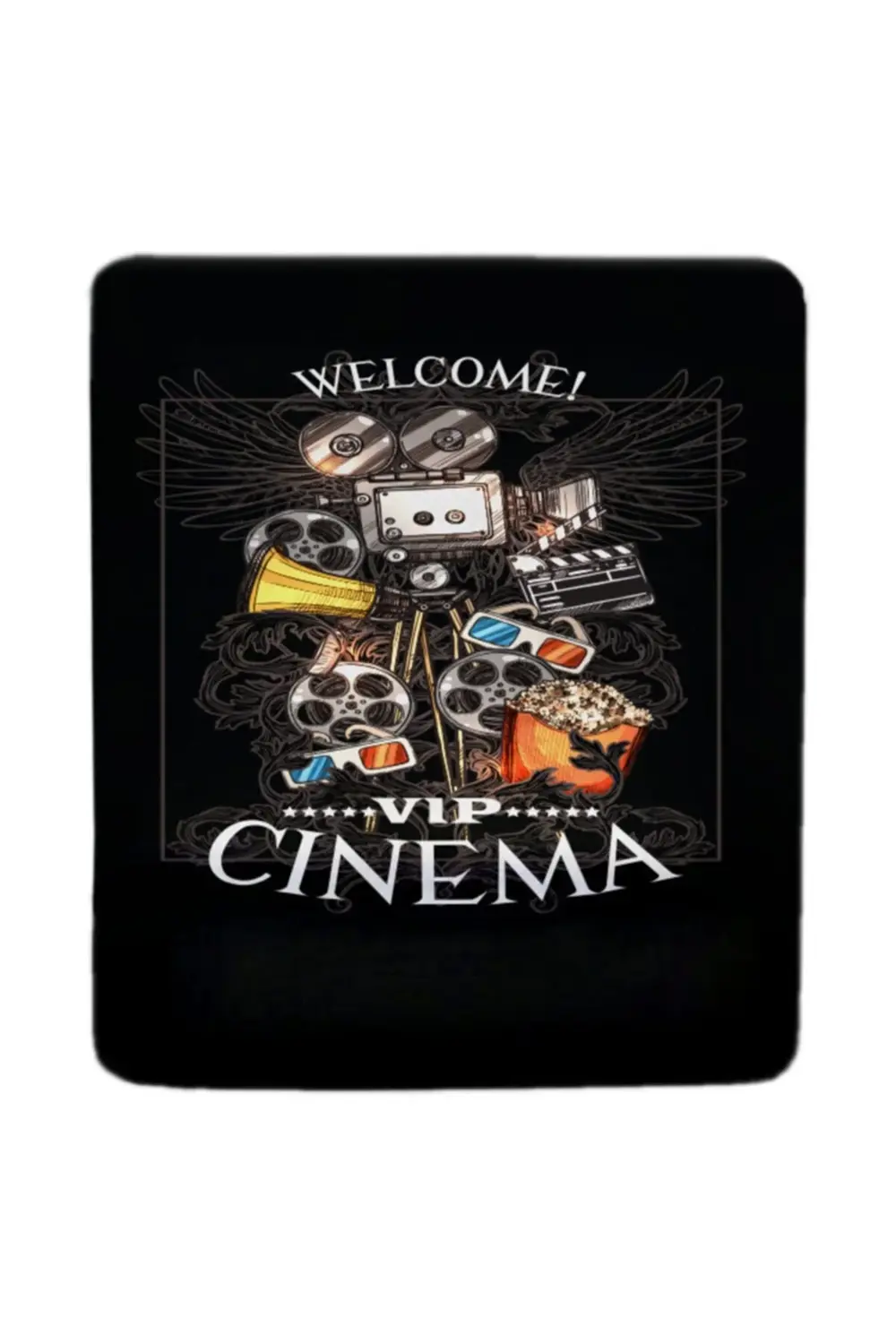 Sinemacı Oval Bilek Destekli Mouse Pad