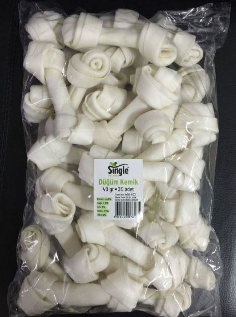 Single Düğüm Kemik 12.5 cm 40 gr (30 ADET)