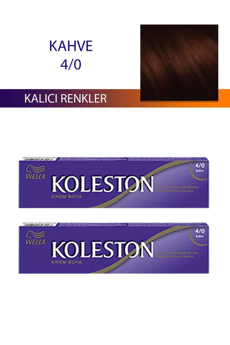 Single Tüp Saç Boyası Kahve 4/0 - 2'li Paket, %100 Beyaz Kapatma, 8 Haftaya Kadar Kalıcı Single Tüp Saç Boyası Kahve 4/0 - 2'li Paket, %100 Beyaz Kapatma, 8 Haftaya Kadar Kalıcı