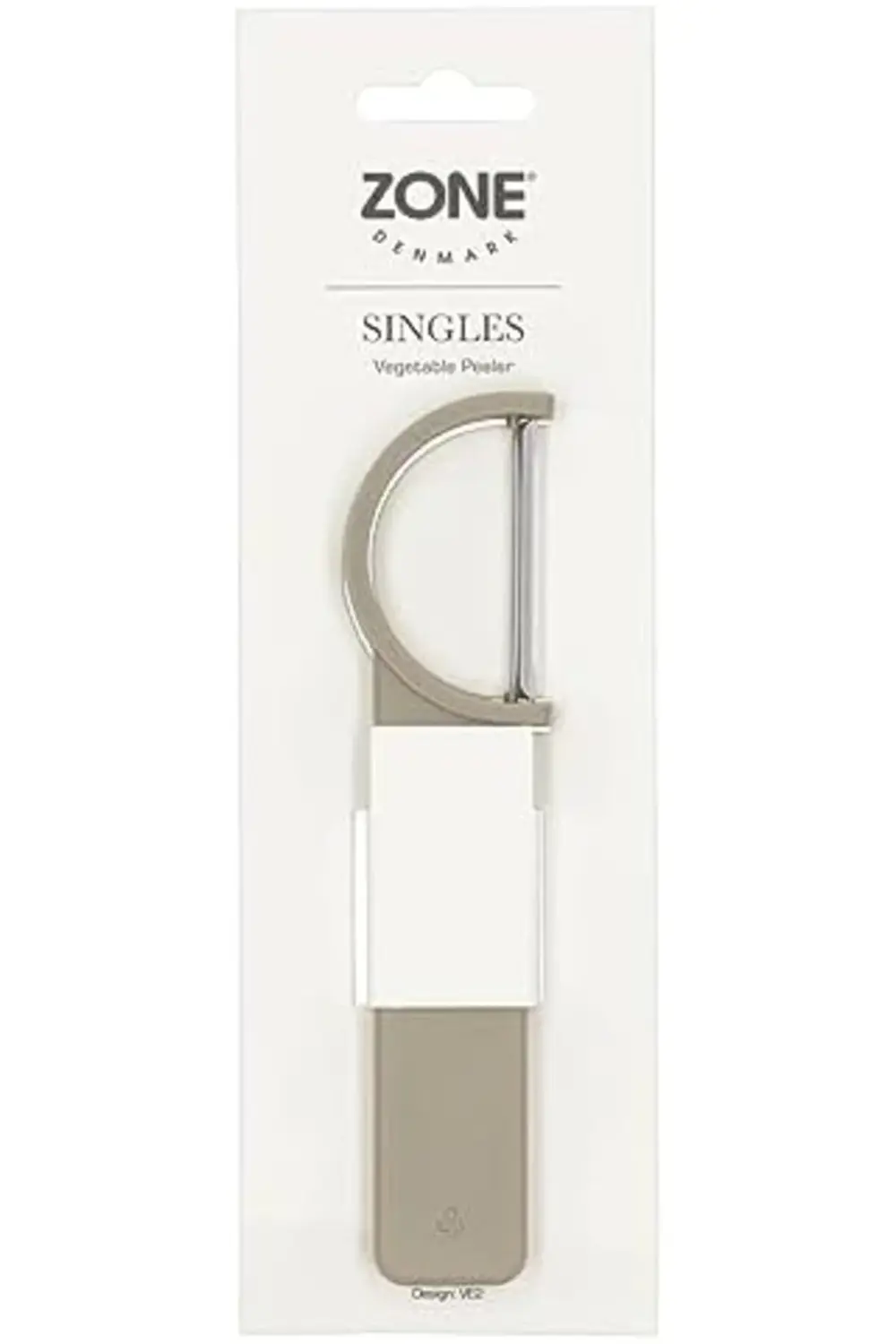 Singles Sebze Soyucu 16 x 3,2 cm Yumuşak Boz Kahverengi 395519