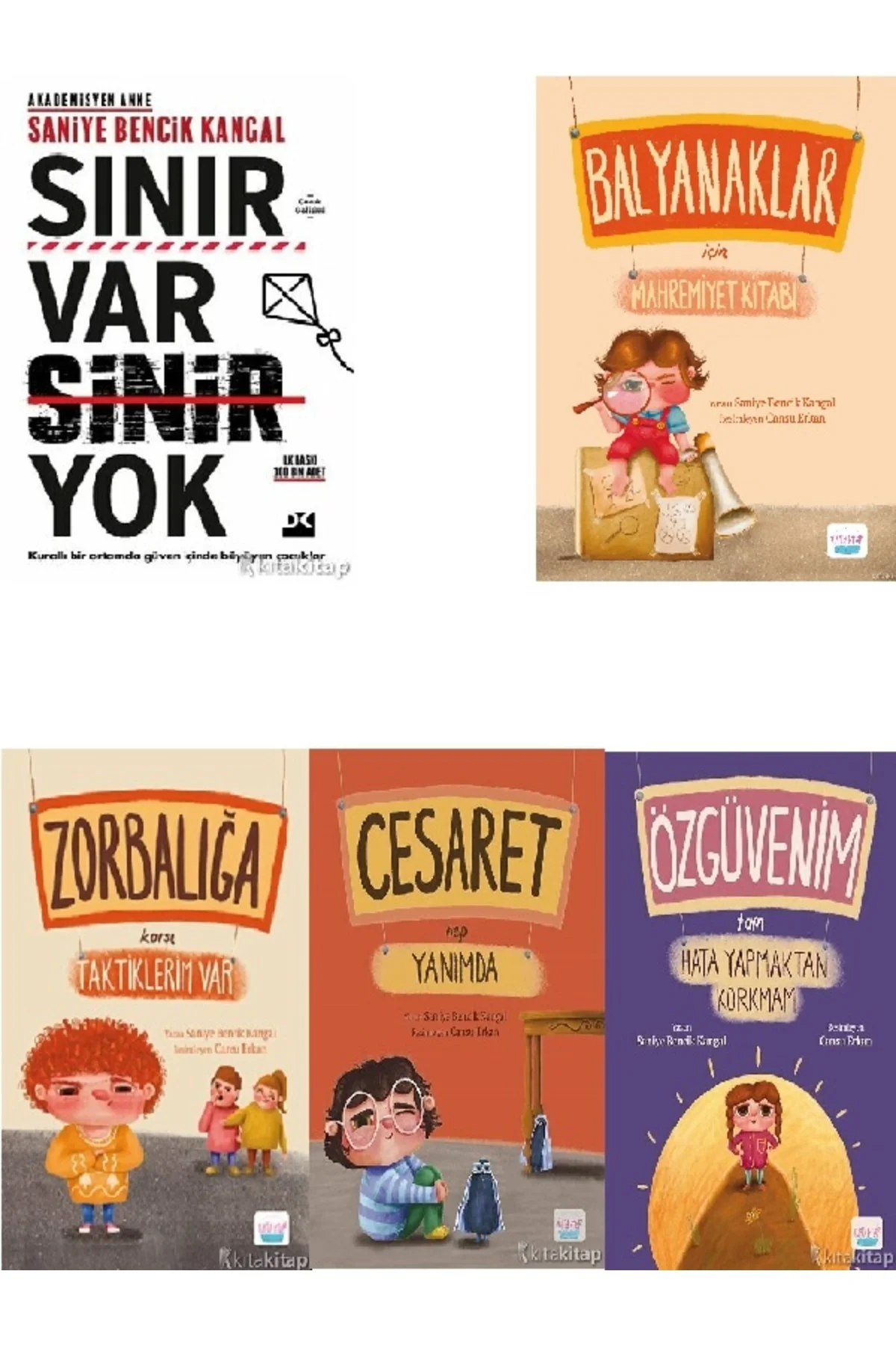 Sınır Var Sinir YokÖzgüvenim TamBalyanaklar İçin MahremiyetSaniye Bencik 5 KİTAP (