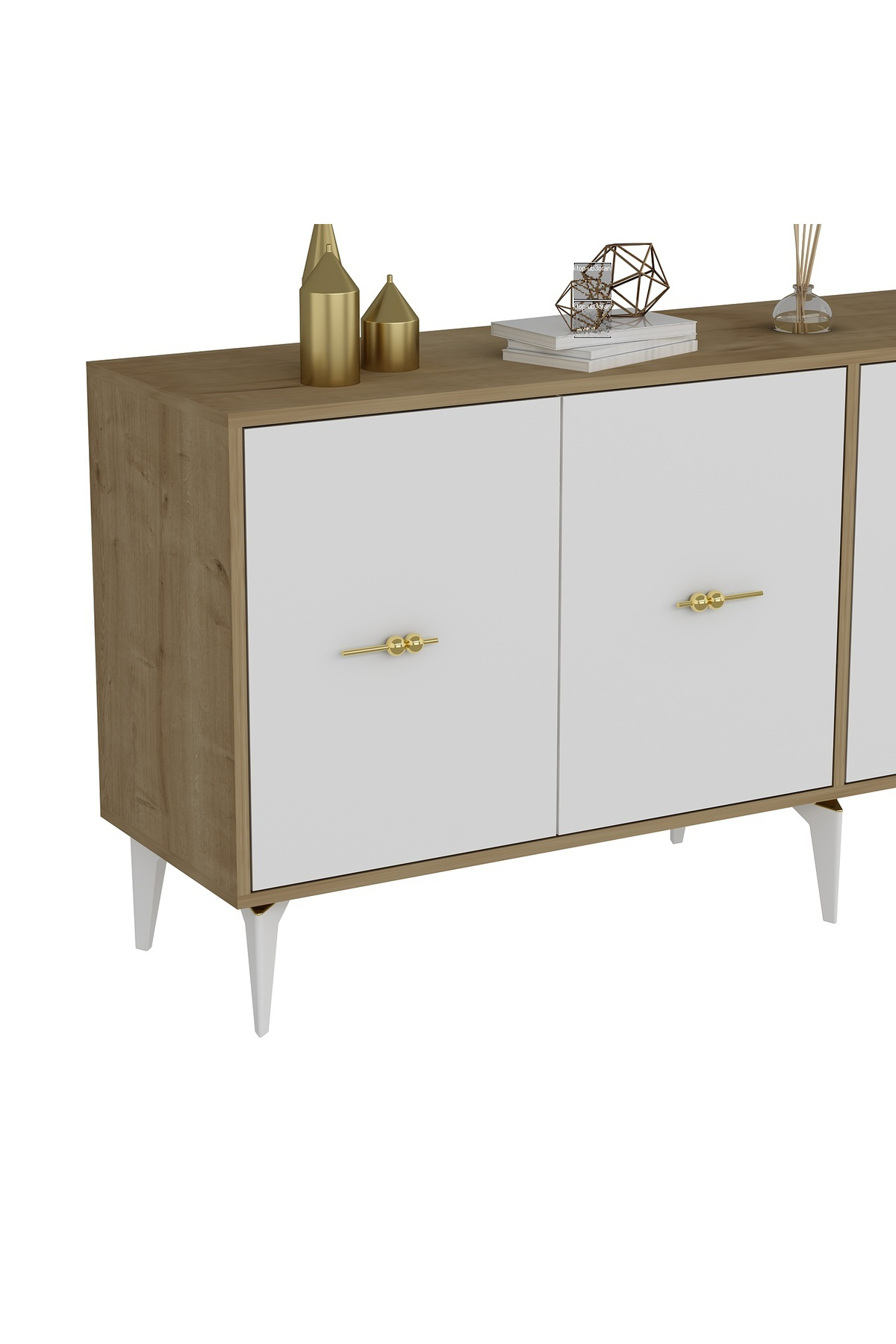 Cantek Dizayn Sintaa 180 Cm Konsol (Kx180) Safirmeşe-Beyaz