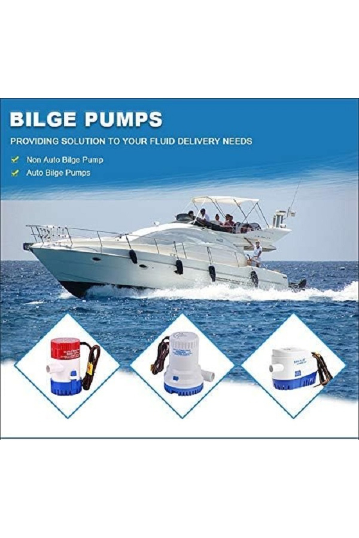 Sailflo Sintine Pompasi Sailflo 3000Gph 24V