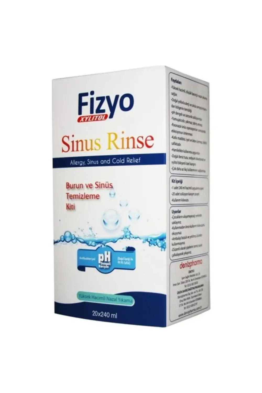Sinus Rinse Burun ve Sinus Temizleme Kiti 240 ml