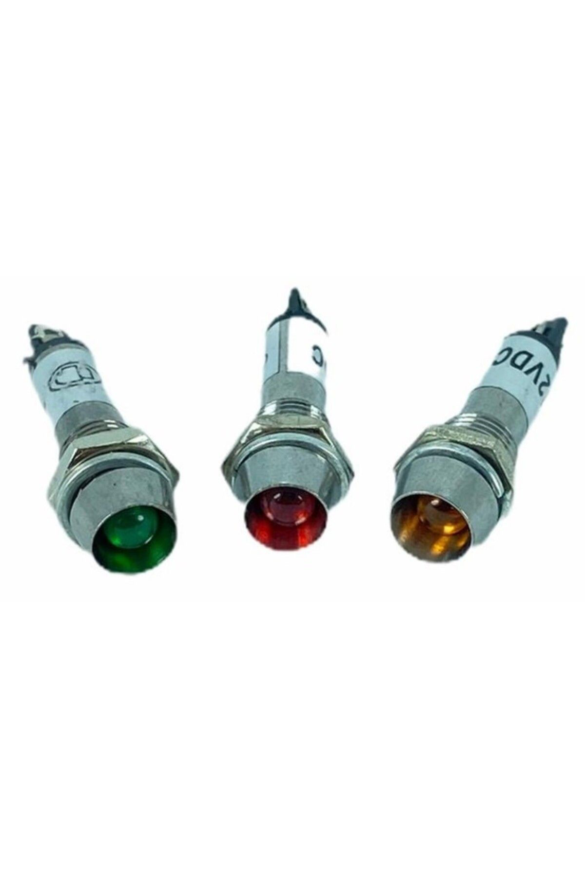Ok Aksesuar Sinyal Lambasi Ø8mm Metal 24V (İc-225)  Go506089mt-23542