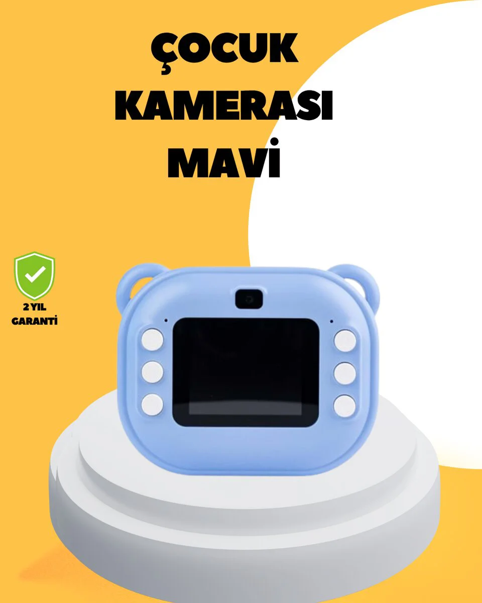 Şipşak Kamera – 24MP HD Çift Lensli Anında Baskılı: 32GB Hafızalı & 1080P Video