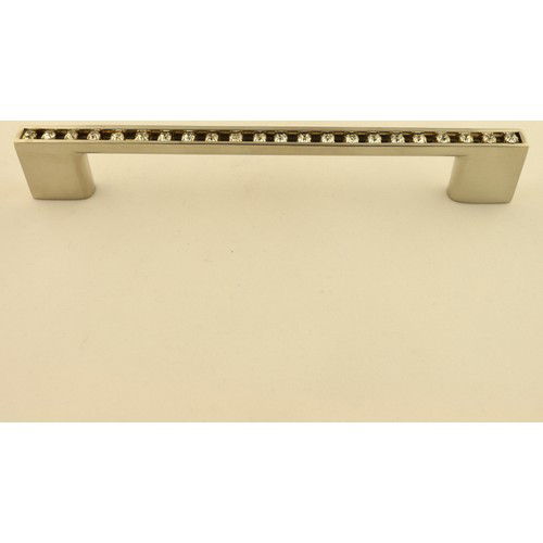 Sıralı Taşlı Lama Kulp 128mm İnoks (2 Adet)
