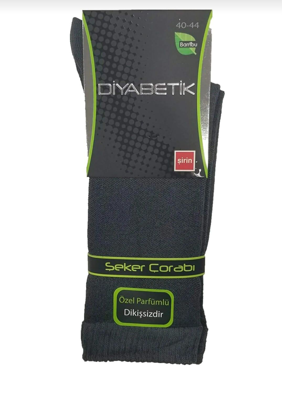 Şirin Şirin 8100 Erkek Bambu Diyabetik Şeker Çorap 6 Adet