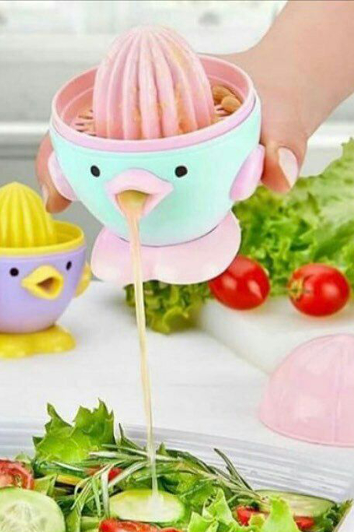 Just Cheap Store Şirin Limon Portakal Sıkacağı Karışık Renkli