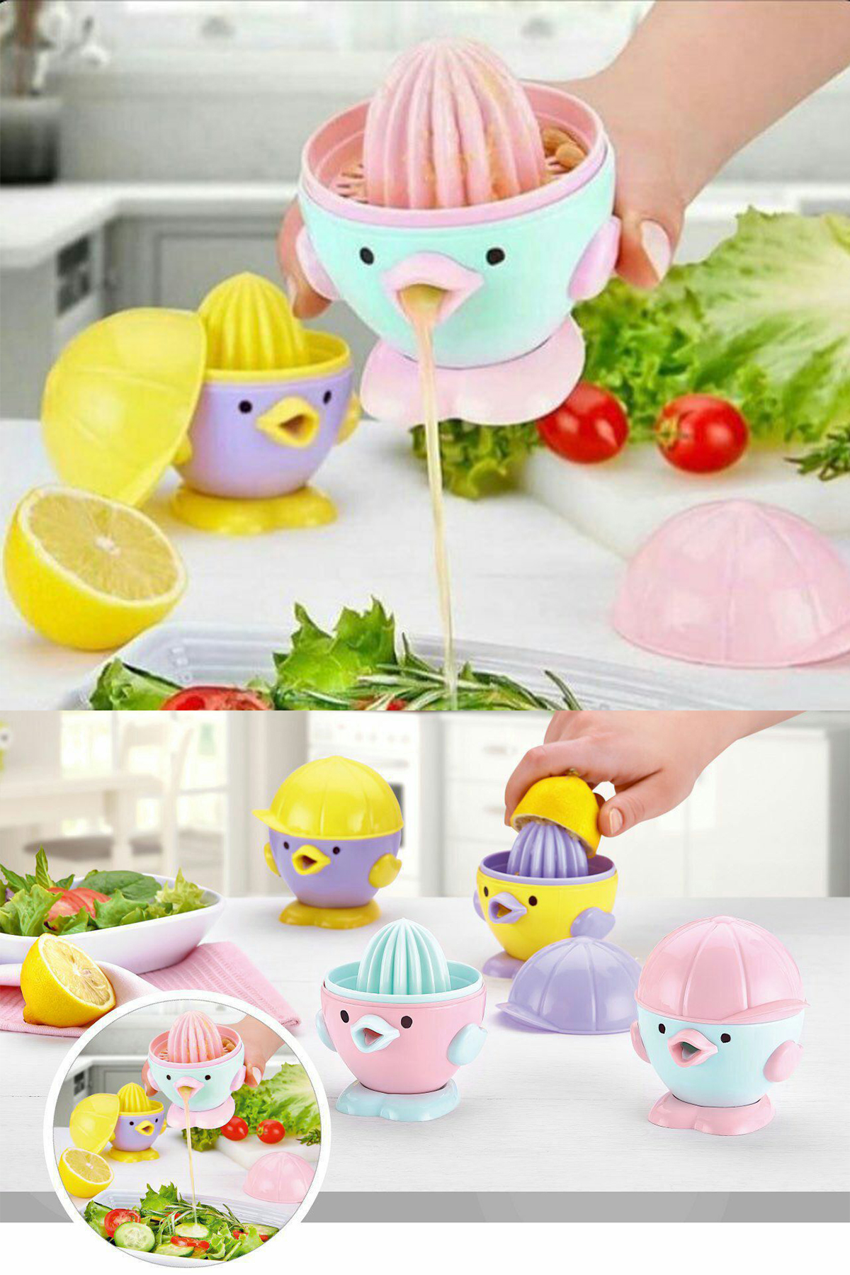 Just Cheap Store Şirin Limon Portakal Sıkacağı Karışık Renkli