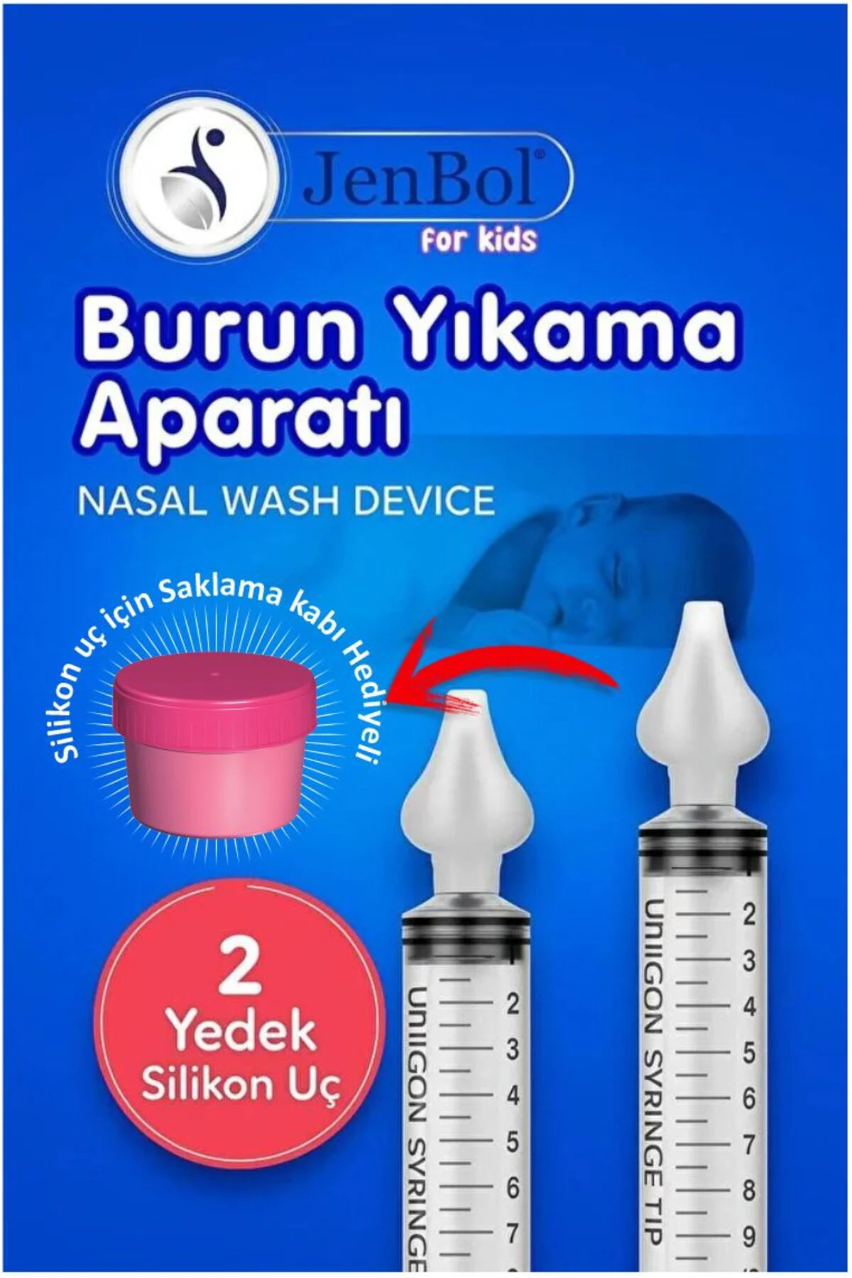 Şırıngalı Burun Aspiratörü Bebek Burun Temizleme Aparatı Şırınga 10 ml Yenidoğan