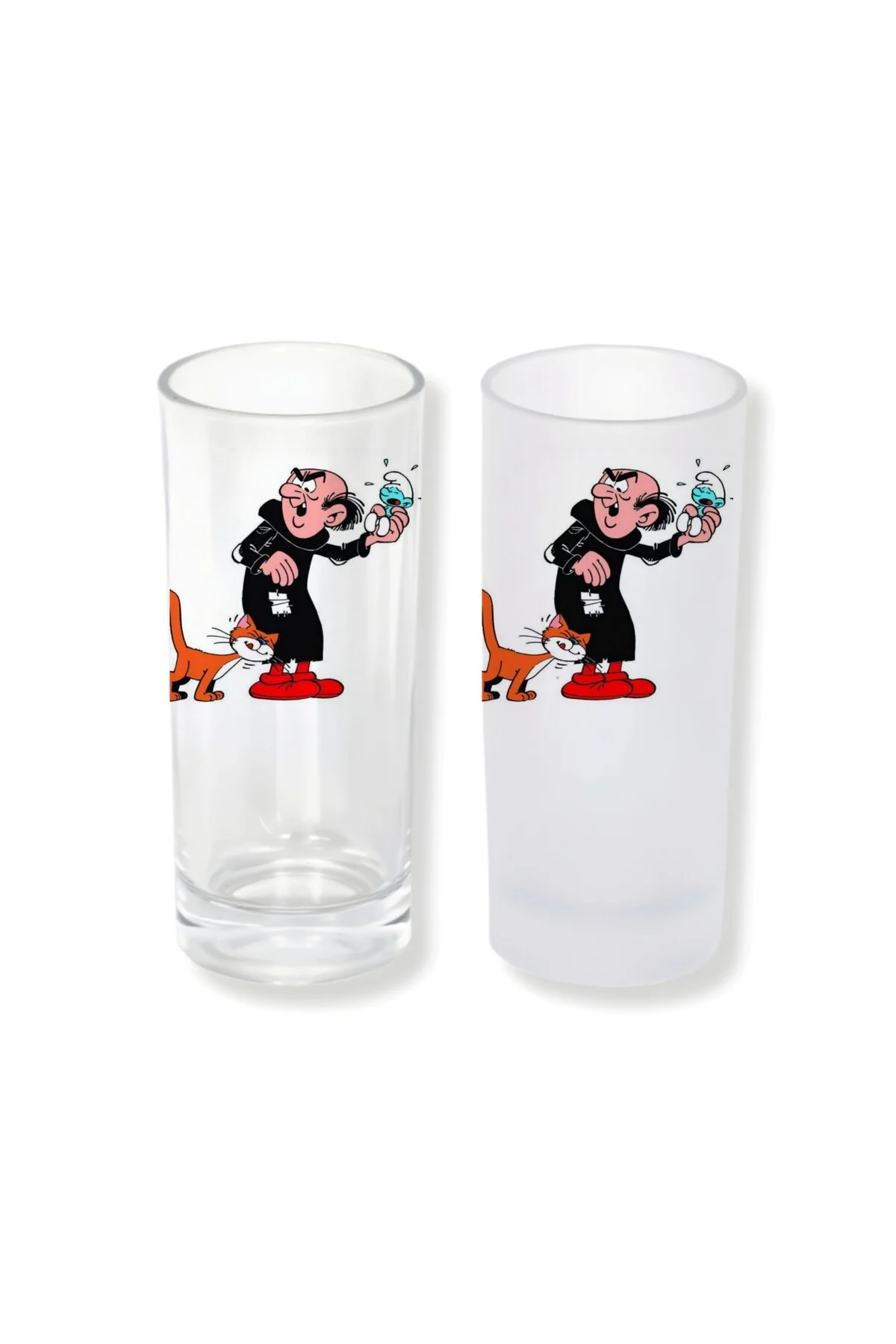 Şirinler Gargamel Buzlu / Buzsuz Seçenekli Rakı Bardağı – 1 Adet 