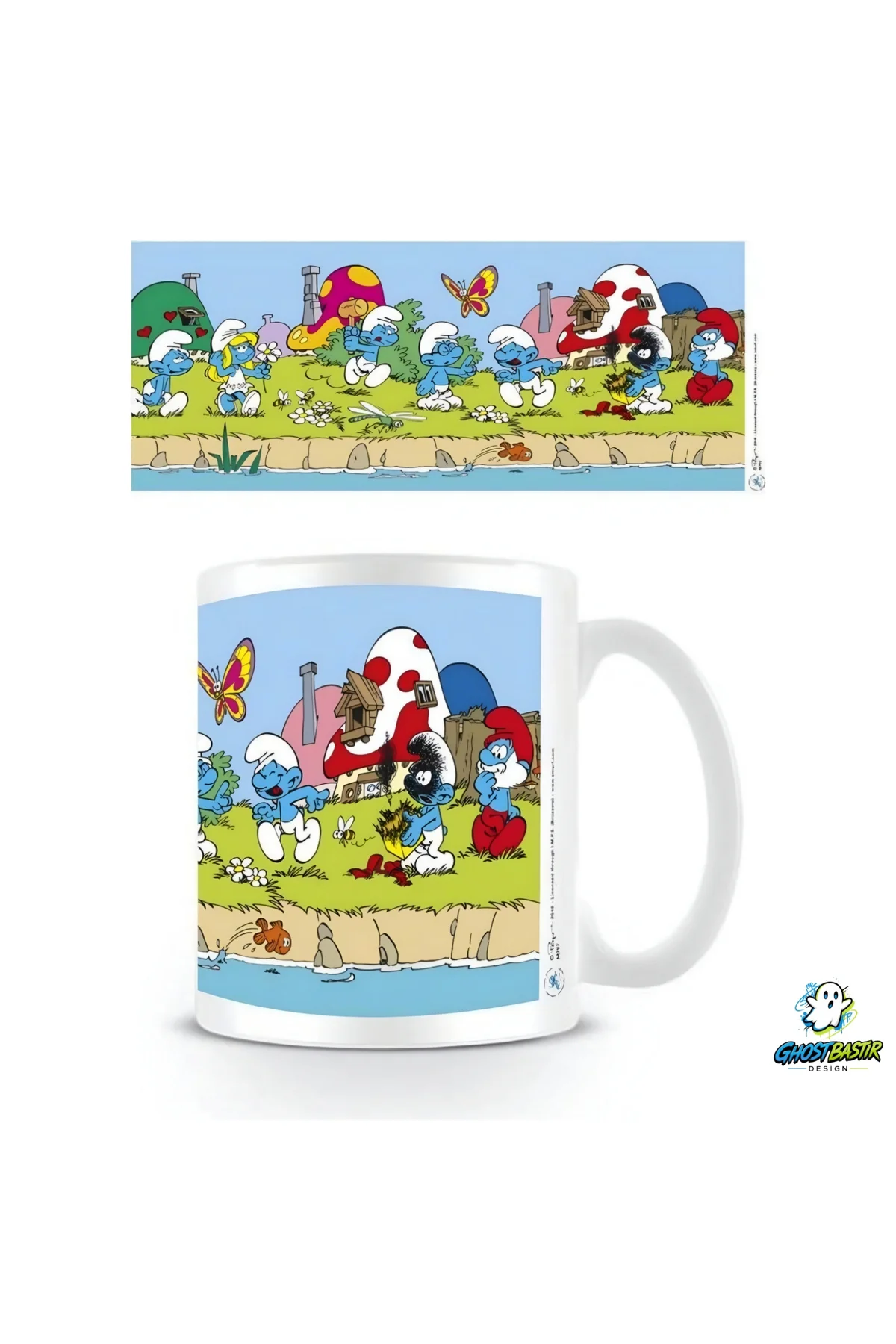 Şirinler Kupa Bardak | Tek Adet K0429