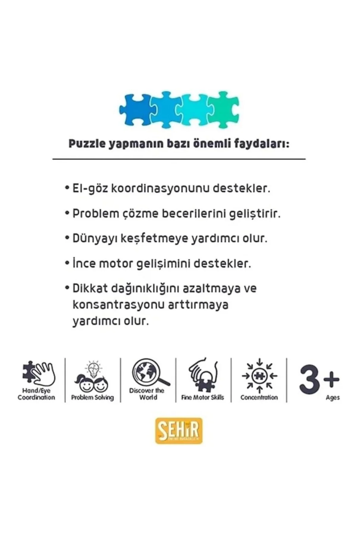 Şirinler Lisanslı 60 Parça 34x24cm Çocuk Puzzle Yapboz Serisi