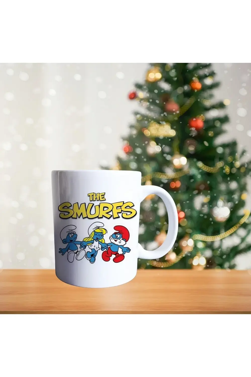 Şirinler - The Smurfs - Şirine Sevgi Temalı Çizgi Karakter Porsel