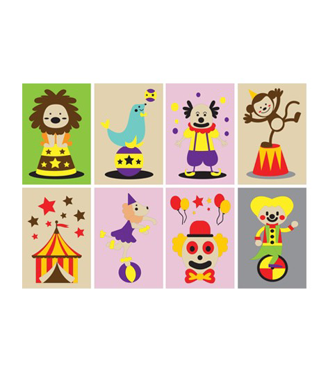 Artikel Sirk Tb-004 16,5X23 Cm Tuz Boyama Seti (8 Adet), Eğitici Oyun, Ku Artikel Sirk Tb-004 16,5X23 Cm Tuz Boyama Seti (8 Adet), Eğitici Oyun, Ku