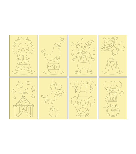 Artikel Sirk Tb-004 16,5X23 Cm Tuz Boyama Seti (8 Adet), Eğitici Oyun, Ku Artikel Sirk Tb-004 16,5X23 Cm Tuz Boyama Seti (8 Adet), Eğitici Oyun, Ku