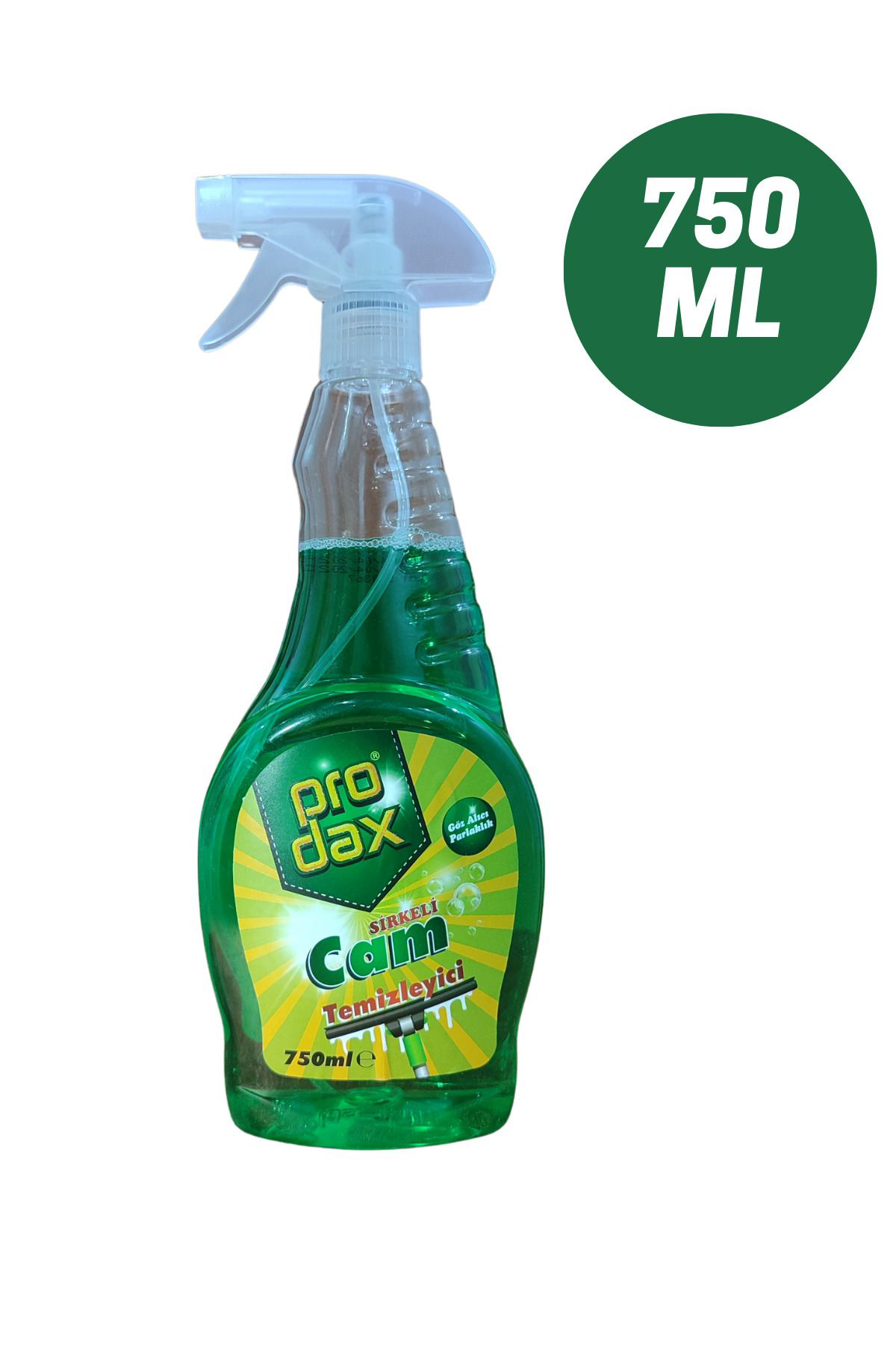 Prodax Sirkeli Cam Ve Parlak Yüzey Temizleyici 750 Ml