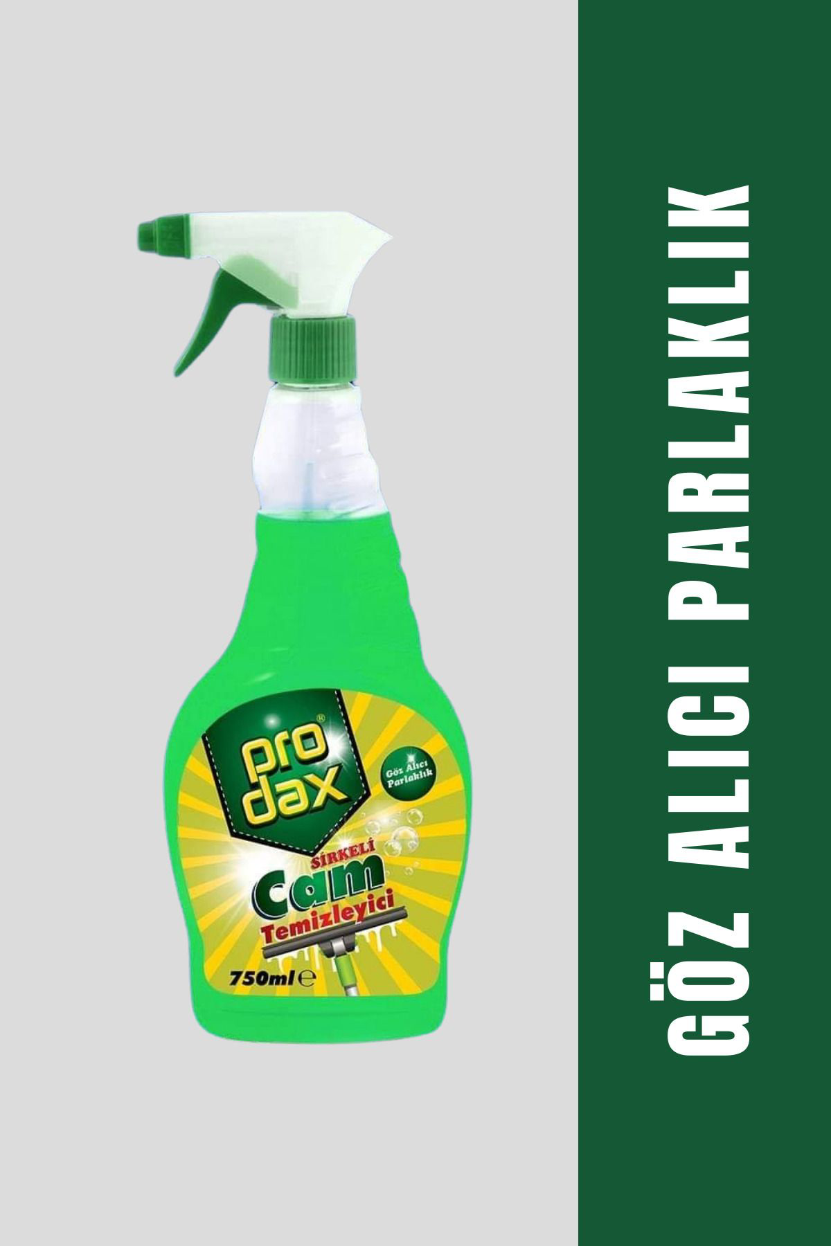 Prodax Sirkeli Cam Ve Parlak Yüzey Temizleyici 750 Ml