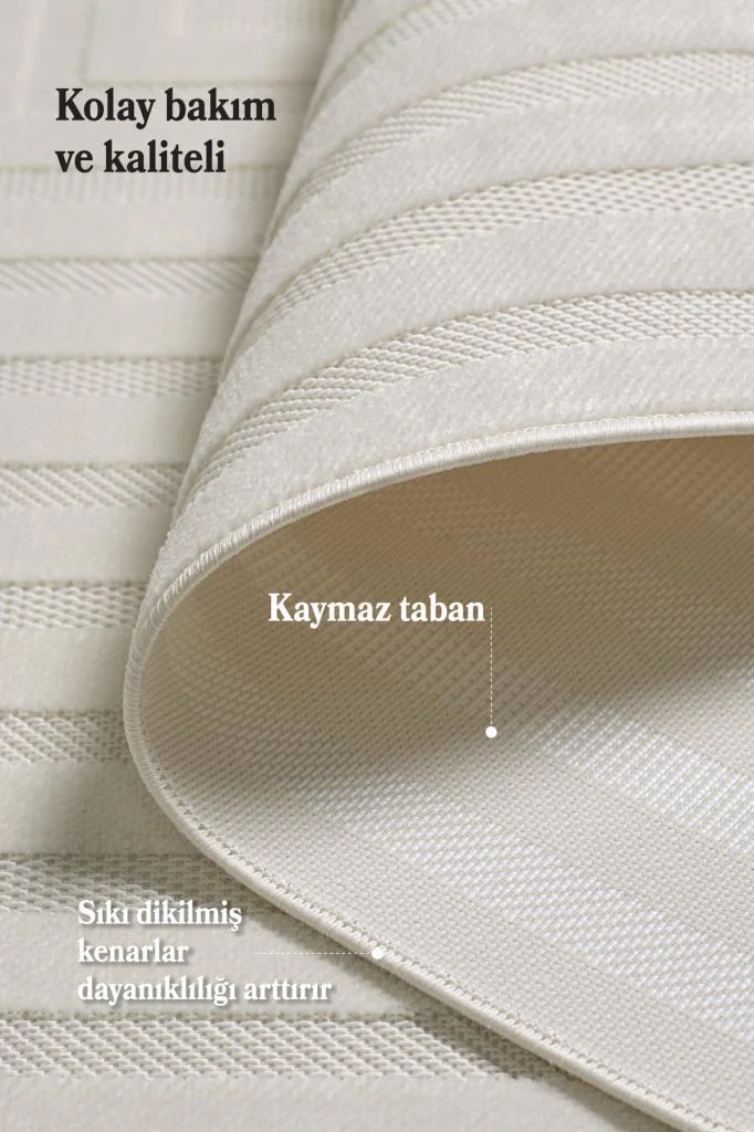 Sisal Krem Oturma Odası Halısı Kolay Temizlenebilir Yumuşak Dokulu ve Kaymaz Taban Şık Salon Halısı Sisal Krem Oturma Odası Halısı Kolay Temizlenebilir Yumuşak Dokulu ve Kaymaz Taban Şık Salon Halısı