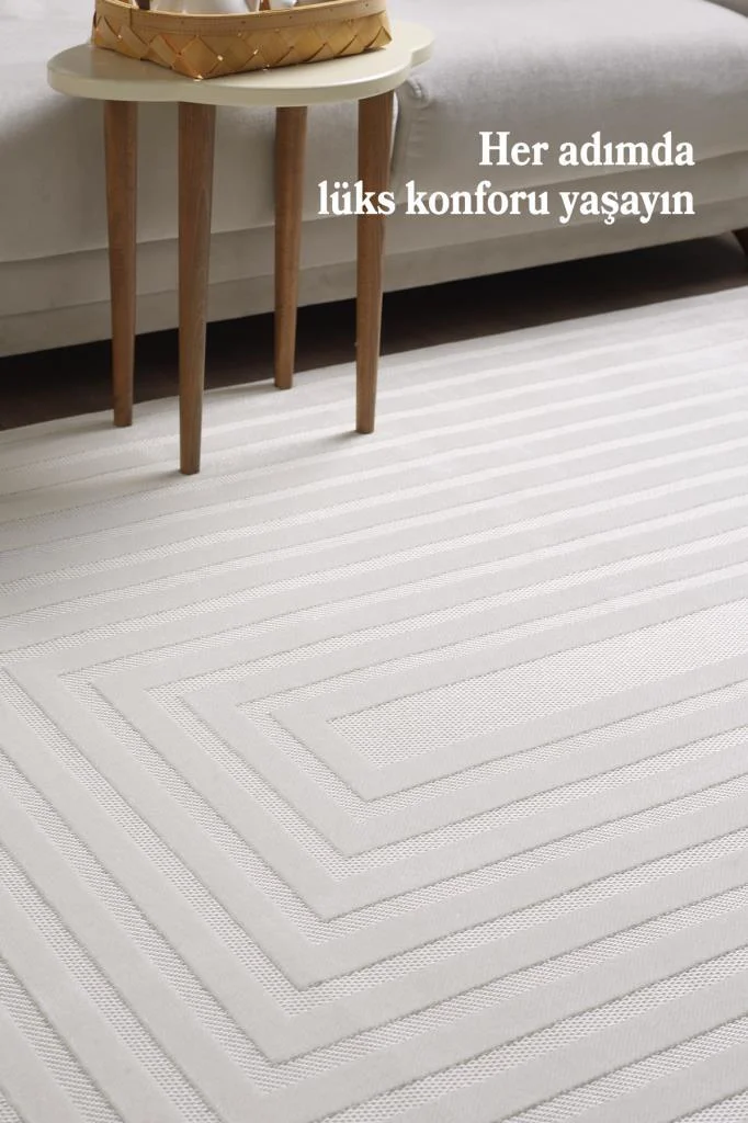 Sisal Krem Oturma Odası Halısı Kolay Temizlenebilir Yumuşak Dokulu ve Kaymaz Taban Şık Salon Halısı Sisal Krem Oturma Odası Halısı Kolay Temizlenebilir Yumuşak Dokulu ve Kaymaz Taban Şık Salon Halısı