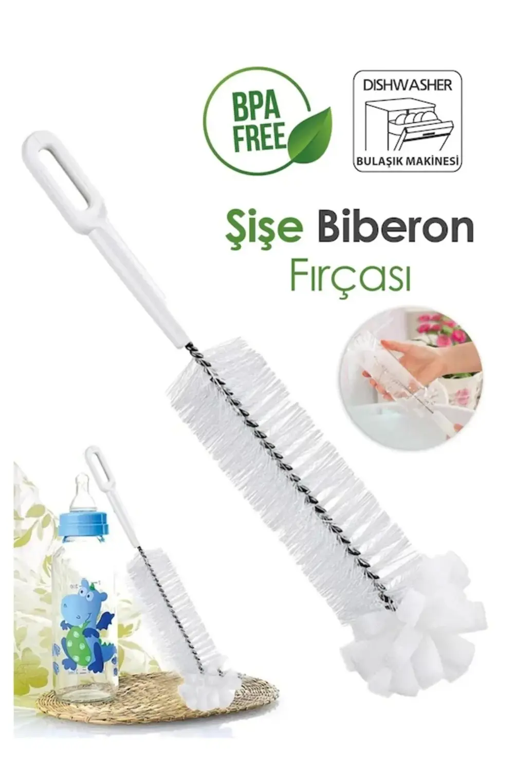 Şişe Ve Biberon Temizleme Fırçası (TP-152)