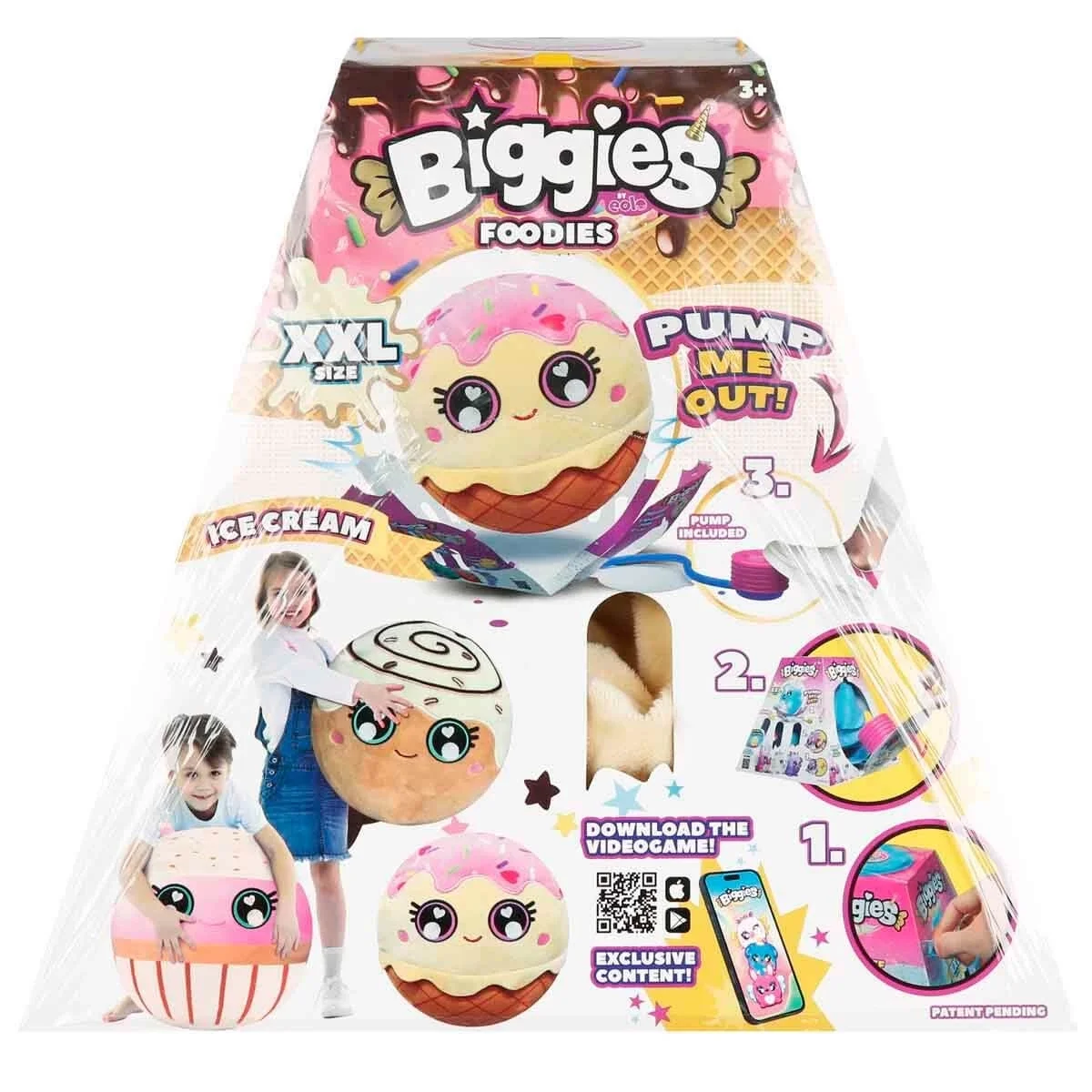 Şişme Peluş Dondurma XXL Foodies S6 S00072605