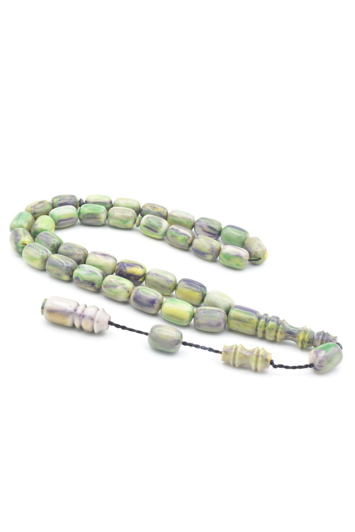 Sistemli Kapsül Kesim Kanayan Bağa Mor Yeşil Katalin Tesbih