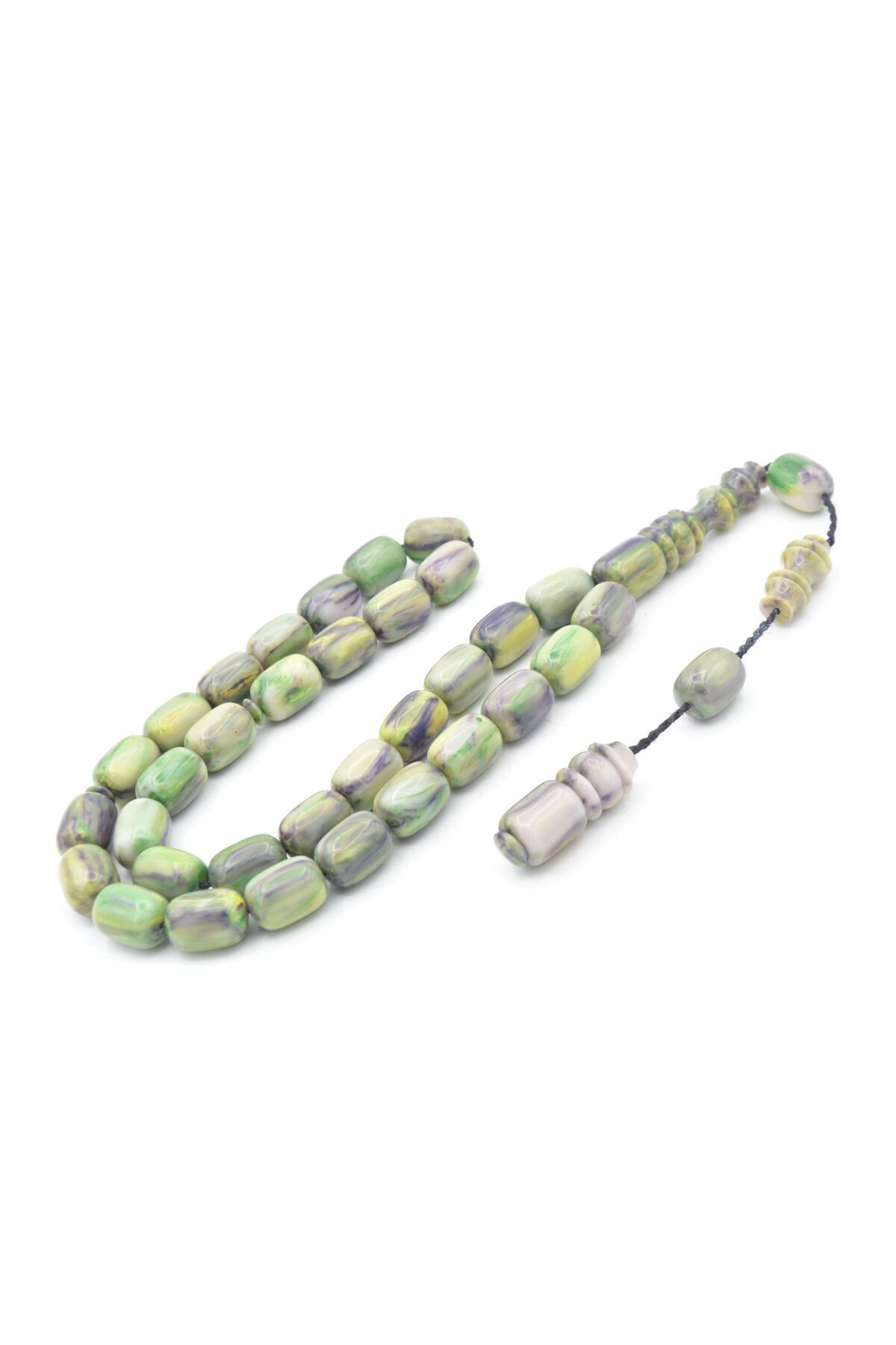 Sistemli Kapsül Kesim Kanayan Bağa Mor Yeşil Katalin Tesbih