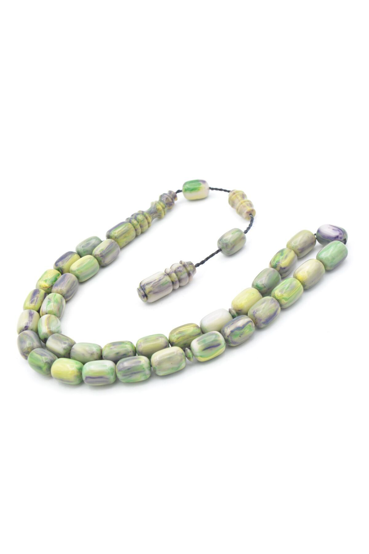 Sistemli Kapsül Kesim Kanayan Bağa Mor Yeşil Katalin Tesbih