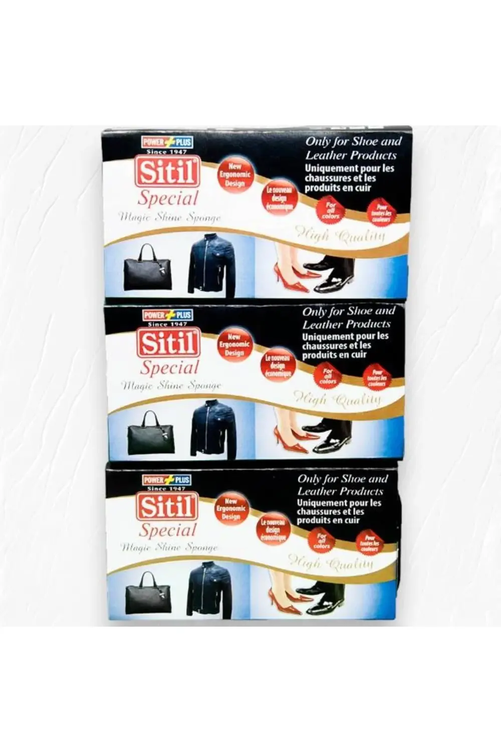 Sitil Ayakkabı Parlatıcısı Sünger Eco Pack 3'lü
