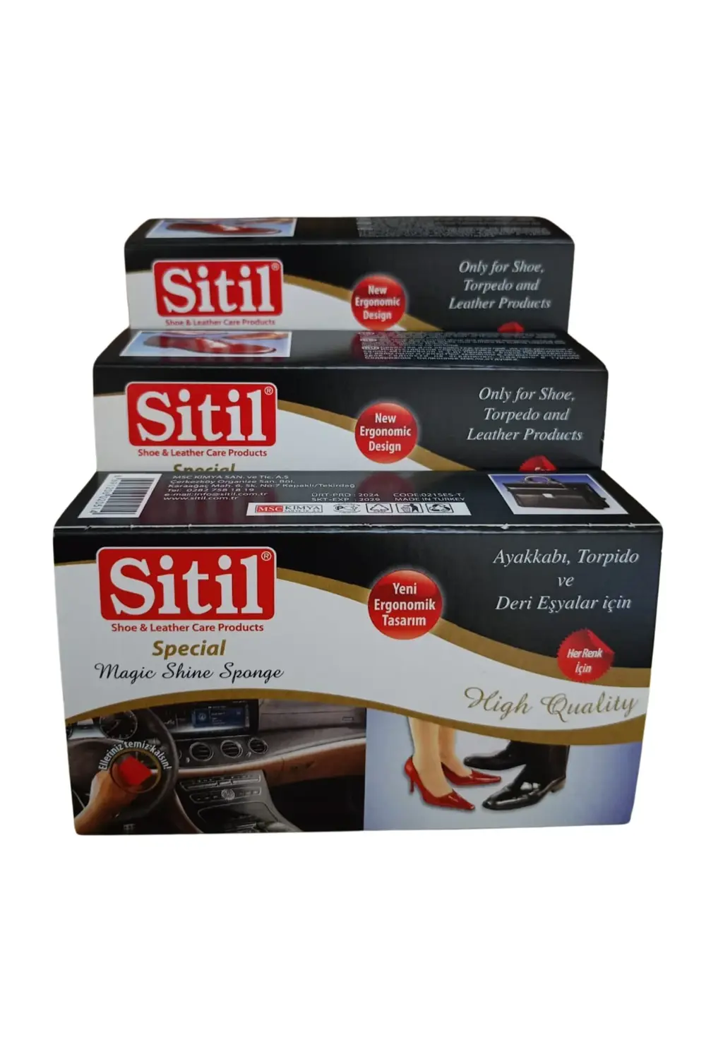 Sitil Ayakkabı Parlatıcısı Sünger  Üçlü STL3