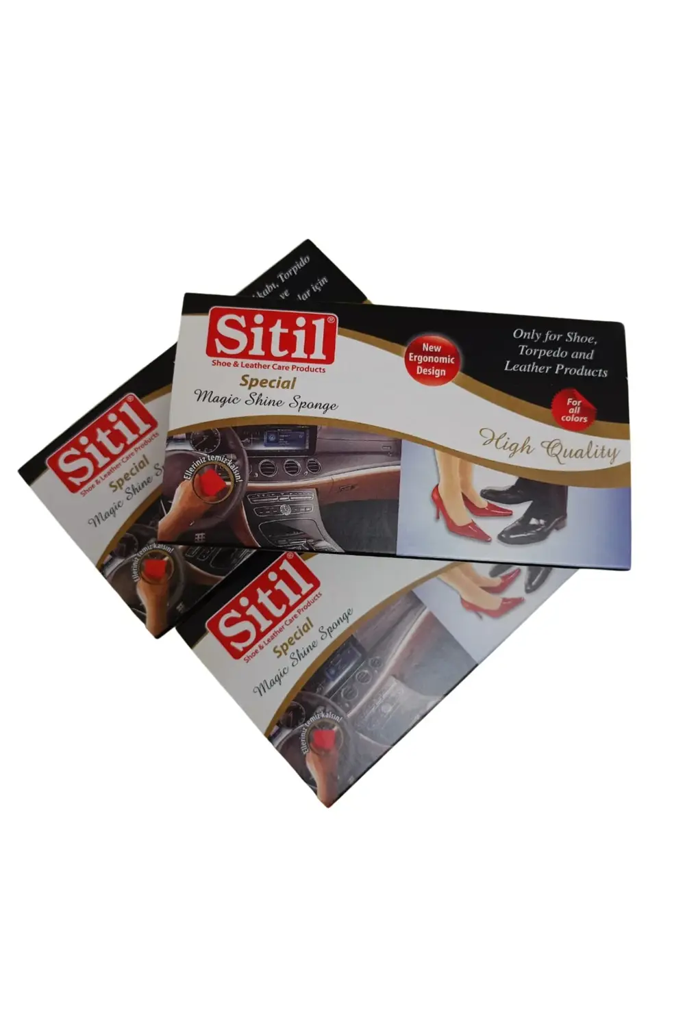 Sitil Ayakkabı Parlatıcısı Sünger  Üçlü STL3