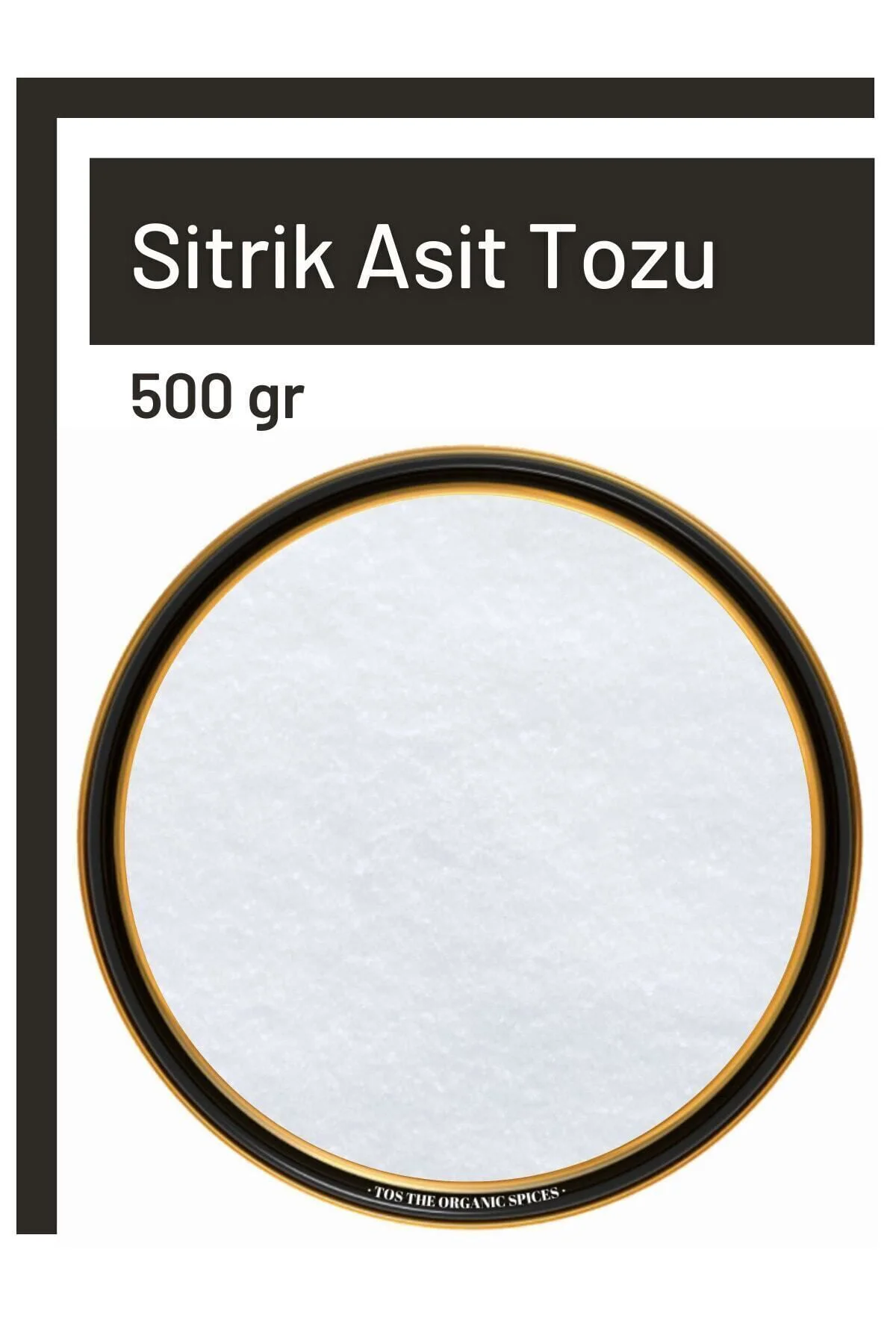 Sitrik Asit Tozu 500 gr (1. Kalite) Citric Acid Powder