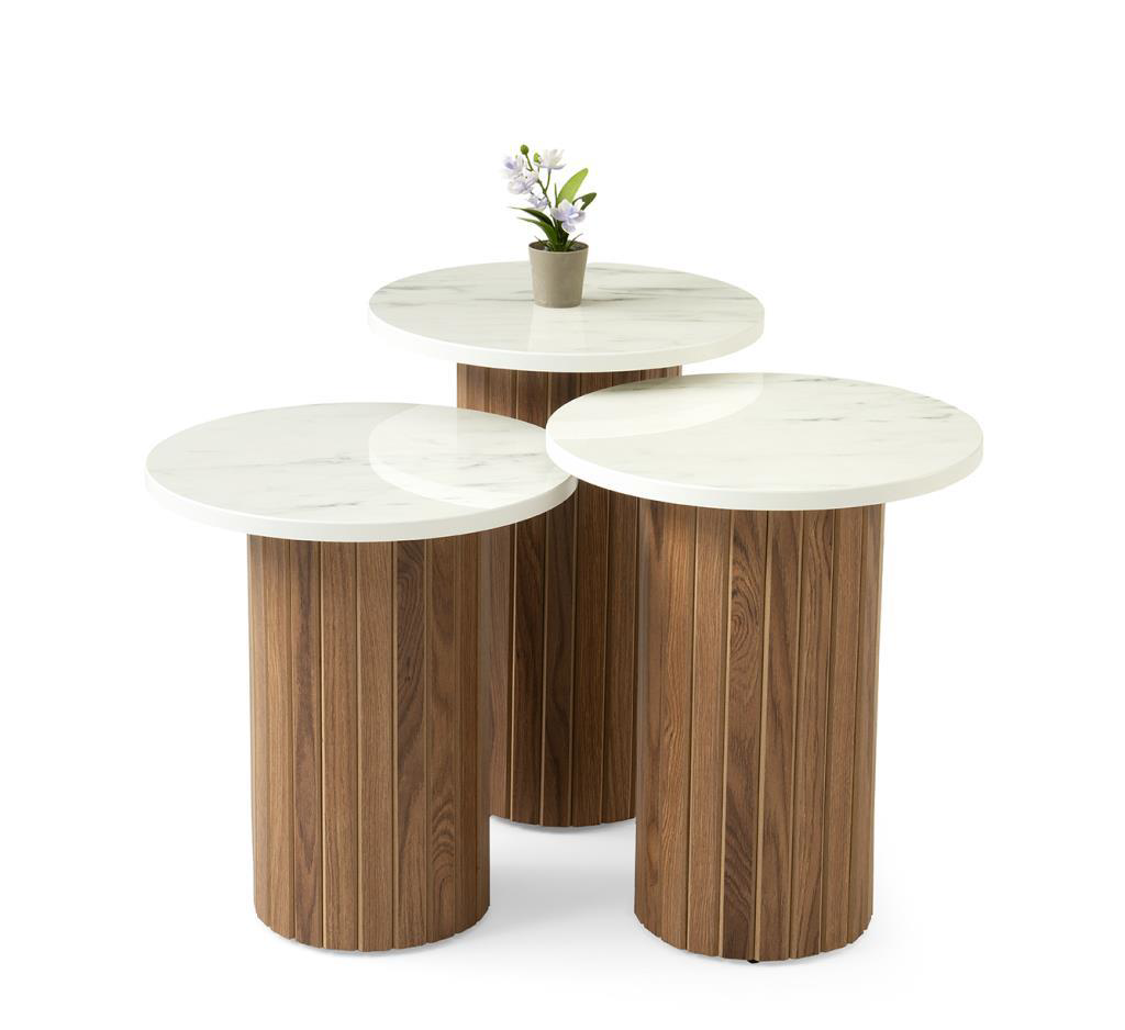 Sivas Gözde Mobilya Sivas Gözde Bohem 3'Lü Zigon Sehpa Sivas Gözde Mobilya Sivas Gözde Bohem 3'Lü Zigon Sehpa