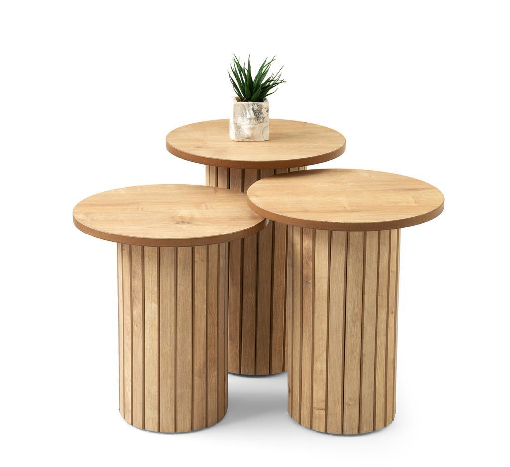 Sivas Gözde Mobilya Sivas Gözde Bohem 3'Lü Zigon Sehpa Sivas Gözde Mobilya Sivas Gözde Bohem 3'Lü Zigon Sehpa