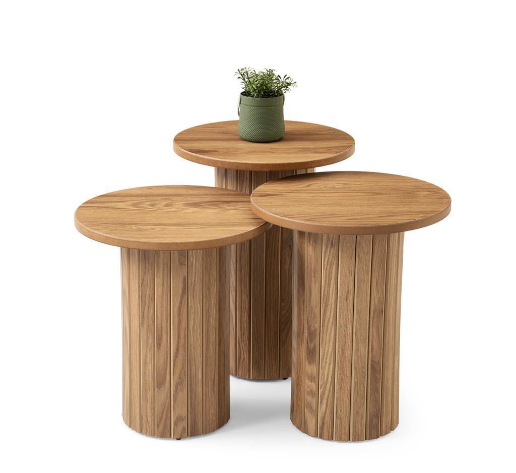 Sivas Gözde Mobilya Sivas Gözde Bohem 3'Lü Zigon Sehpa Sivas Gözde Mobilya Sivas Gözde Bohem 3'Lü Zigon Sehpa