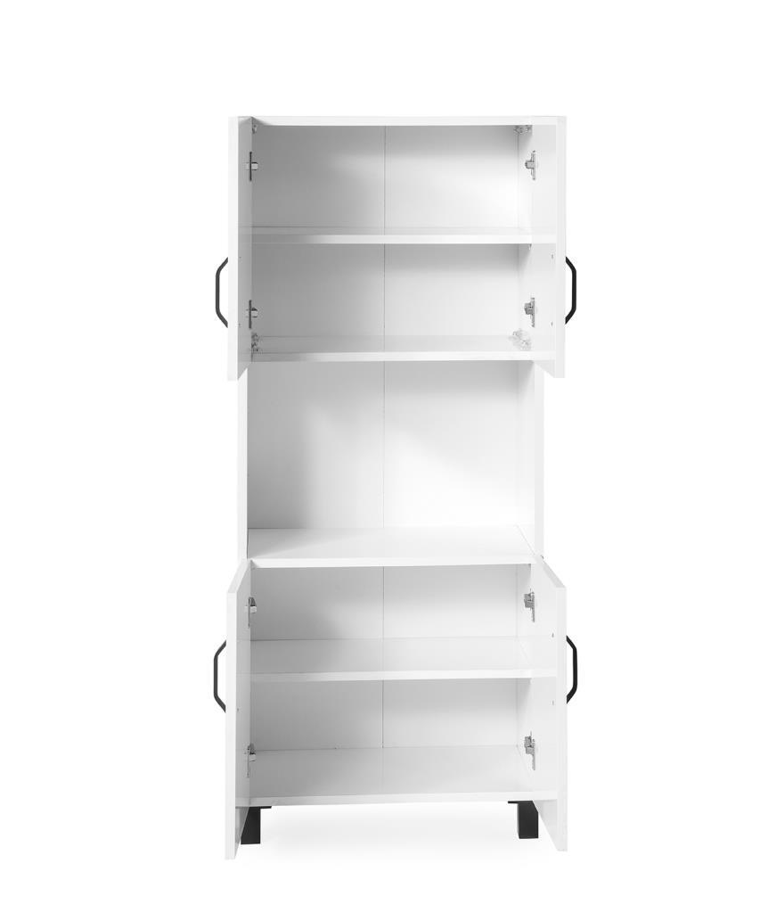 Sivas Gözde Mobilya Sivas Gözde Çok Amaçlı Fırın Kiler Dolabı Beyaz 