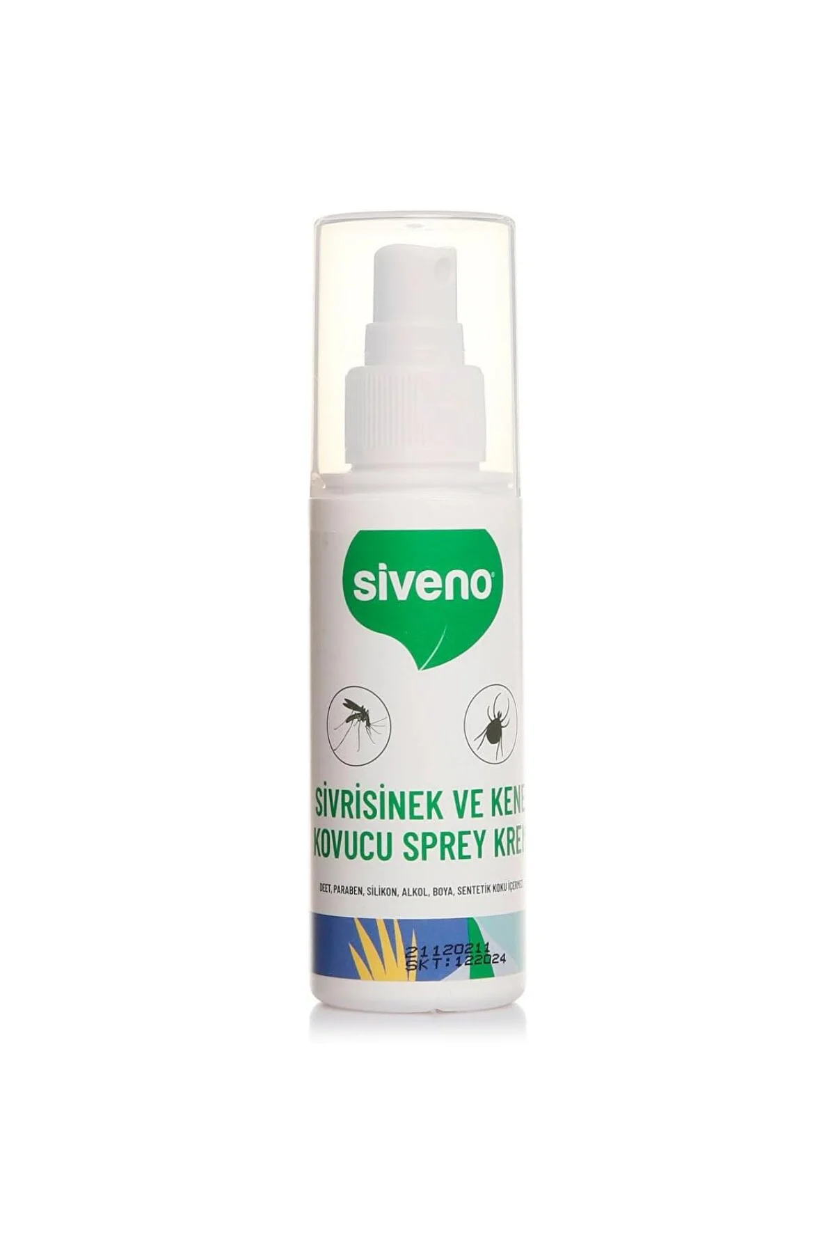 Siveno%100 Sivrisinek ve Kene Kovucu Sprey Krem 100 ml