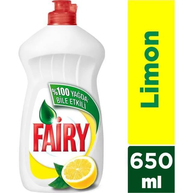 Sıvı Bulaşık Deterjanı Limon 650ml - Güçlü Yağ Çözücü, Etkin Temizlik Fiyatı, Yorumları ve Özellikleri