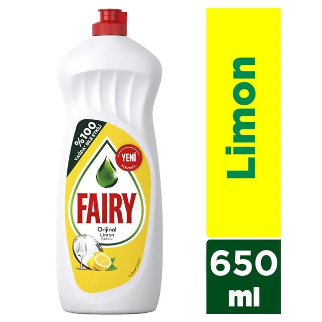 Sıvı Bulaşık Deterjanı Limon 650ml - Güçlü Yağ Çözücü, Etkin Temizlik Fiyatı, Yorumları ve Özellikleri