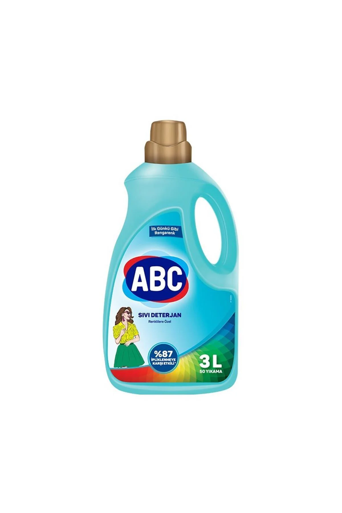 Sıvı Çamaşır Deterjanı Renkliler 3 lt