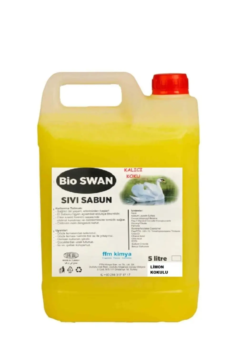 Sıvı El Sabunu Gliserinli 5 kg